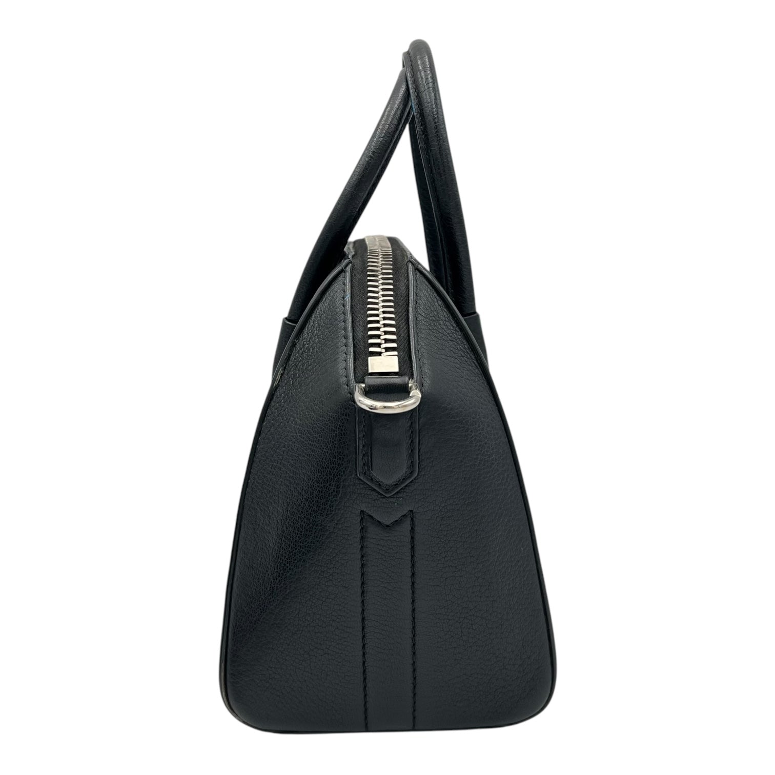 Givenchy Antigona Top Handle Bag Black in Calfskin, Silver hardware_4