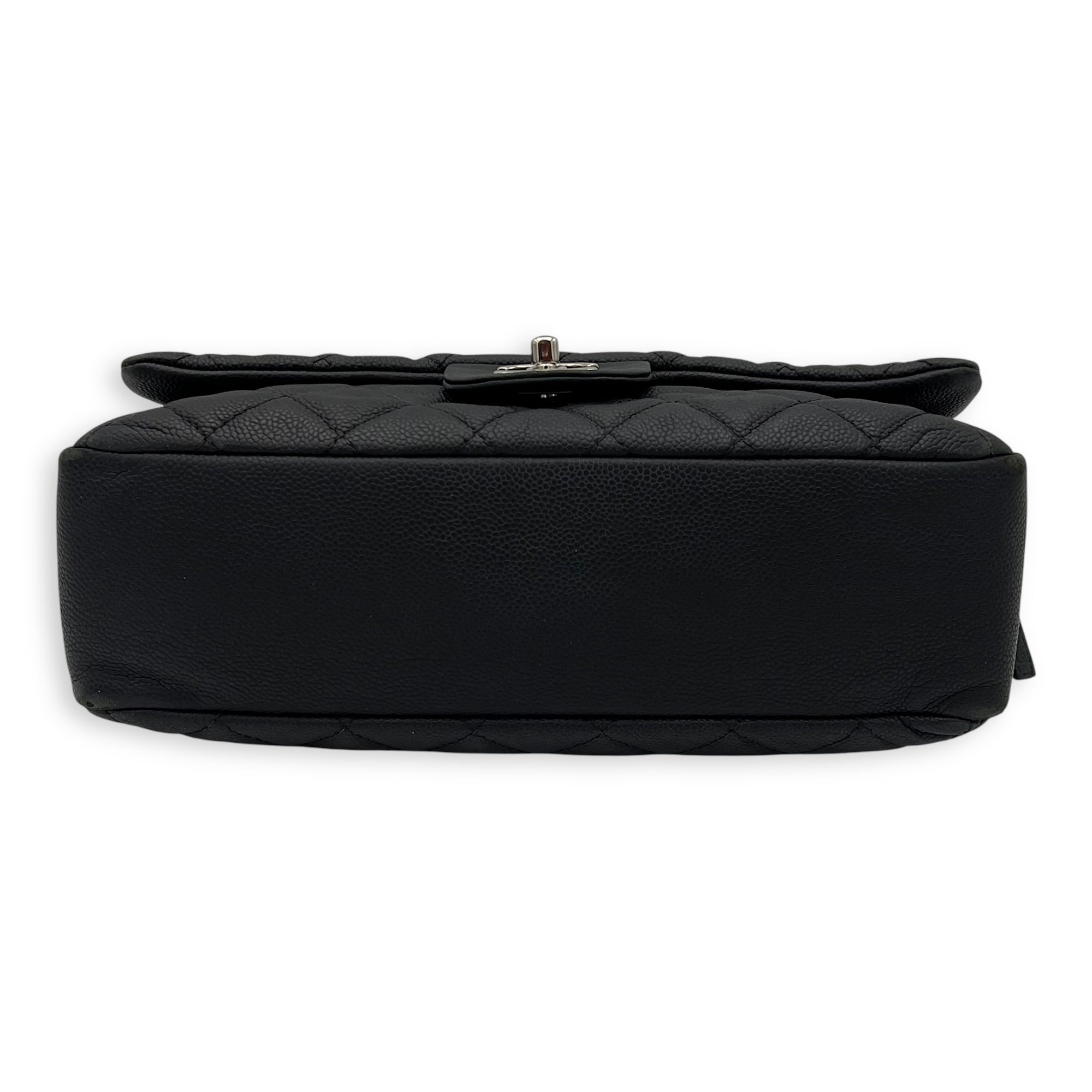 Chanel CC Shoulder Bag Black in Caviar Leather, Silver hardware_5