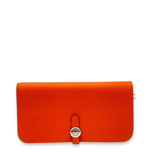 Dogon Orange in Calfskin, Palladium hardware