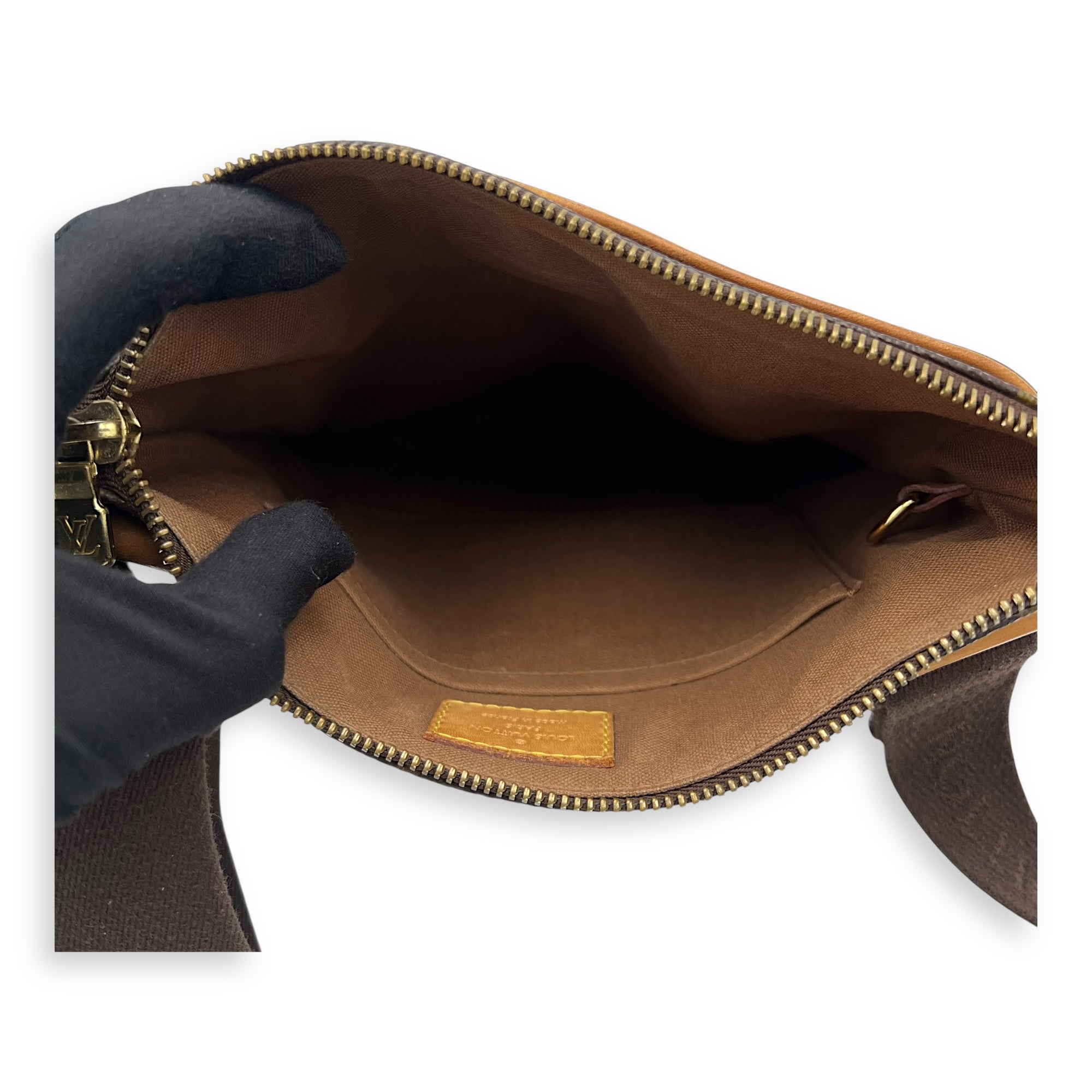 Louis Vuitton Valmy Messenger Brown in Monogram Coated Canvas, Gold hardware_6