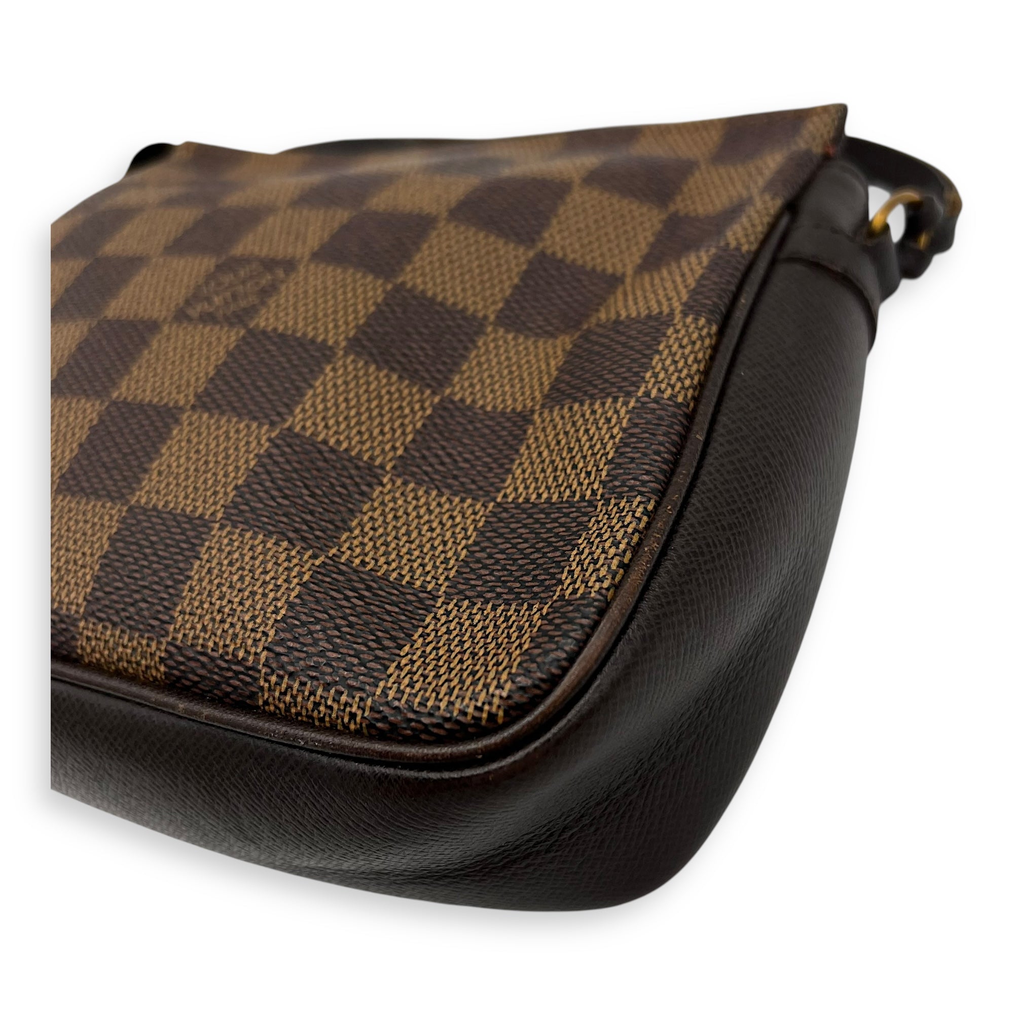 Louis Vuitton Trousse Pouch Brown in Coated Canvas, Gold hardware_11