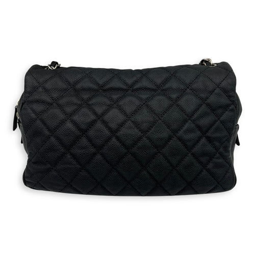Chanel CC Shoulder Bag Black in Caviar Leather, Silver hardware_2
