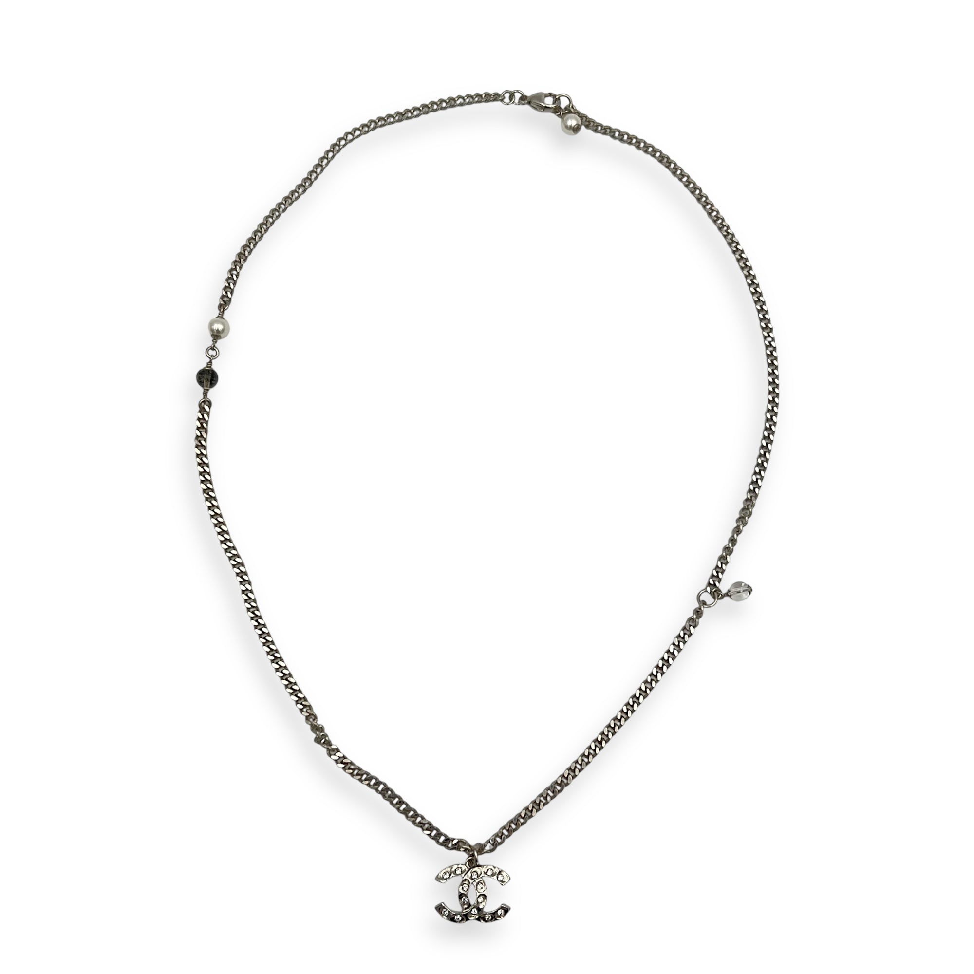 Chanel CC Necklace Silver in Others, Silver hardware_1