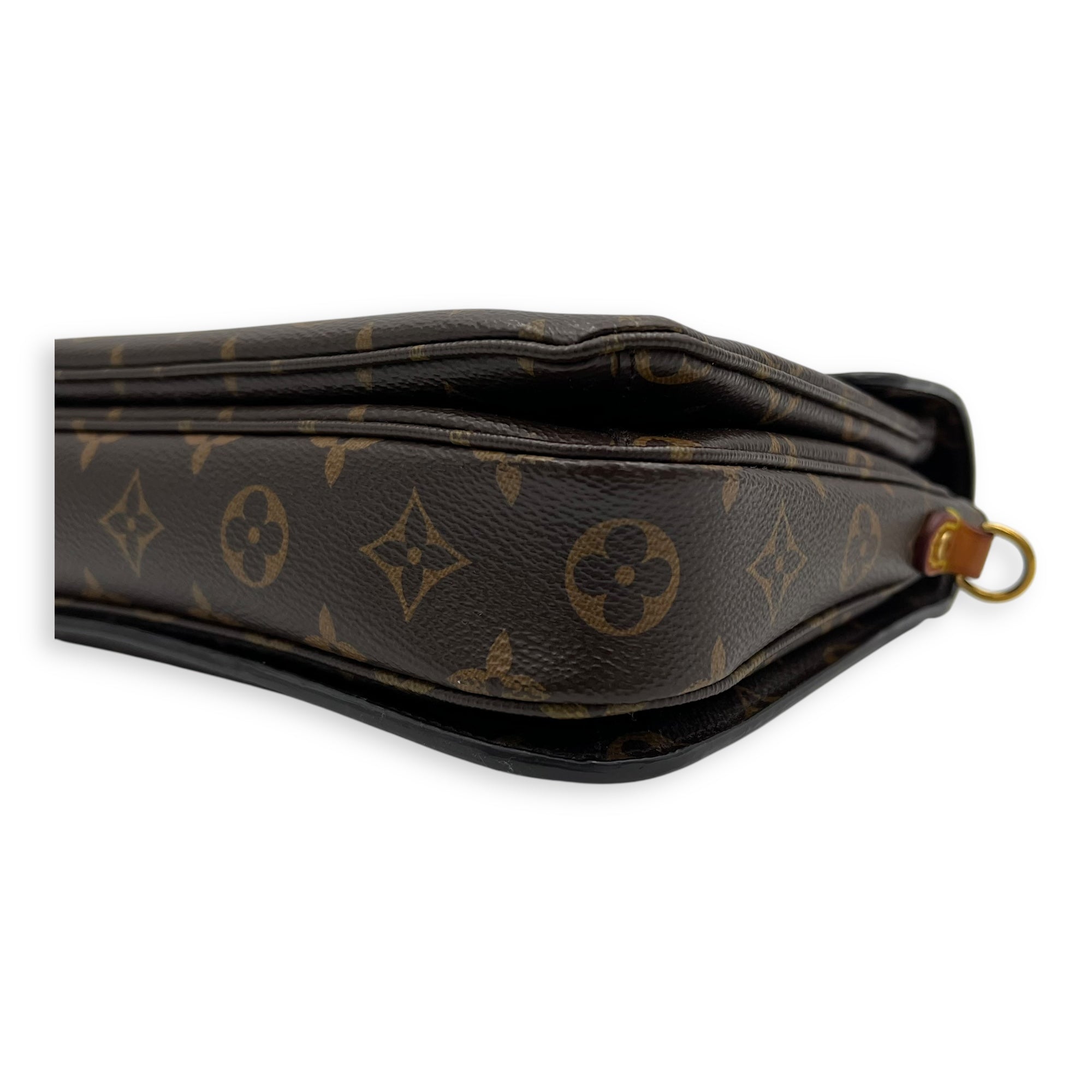 Louis Vuitton Metis Crossbody Bag Brown in Monogram Coated Canvas, Gold hardware_9