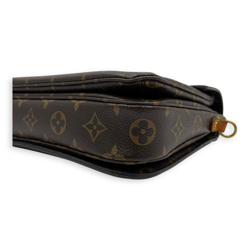 Louis Vuitton Metis Crossbody Bag Brown in Monogram Coated Canvas, Gold hardware_9