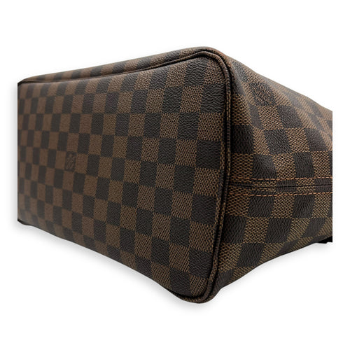 Louis Vuitton Neverfull Tote Bag MM Brown in Coated Canvas, Gold hardware_9