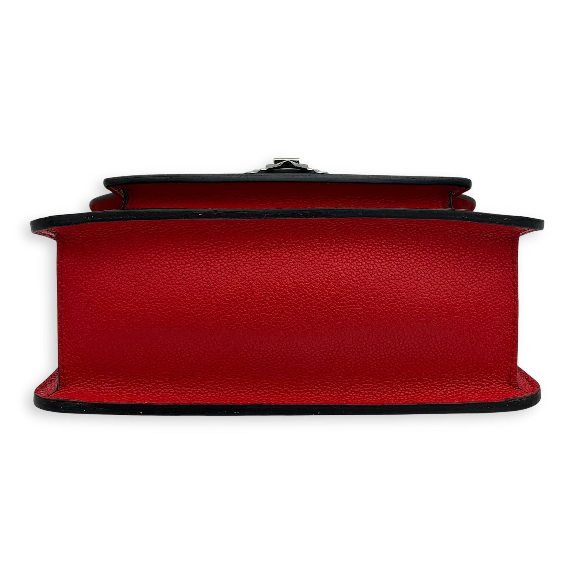 Louis Vuitton Monceau Black Top Handle Bag in Epi Leather, Silver hardware_5