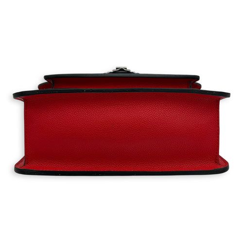 Louis Vuitton Monceau Black Top Handle Bag in Epi Leather, Silver hardware_5
