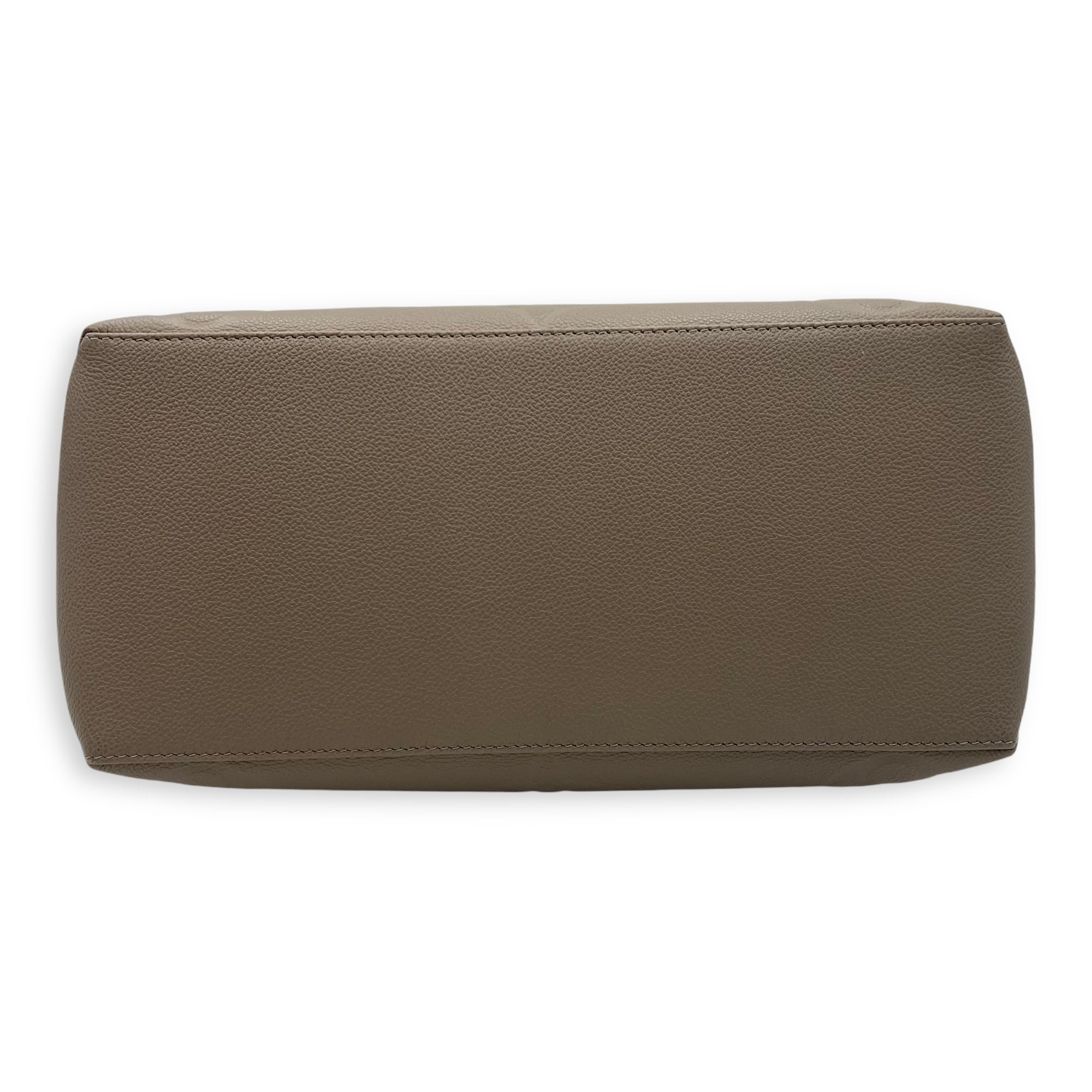 Louis Vuitton Grand palasis Top Handle Bag MM Grey in Calfskin, Gold hardware_5