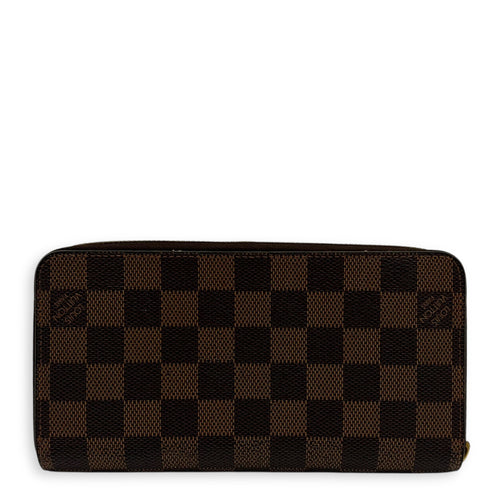 Louis Vuitton Zippy Wallet Brown in Coated Canvas, Gold hardware_2