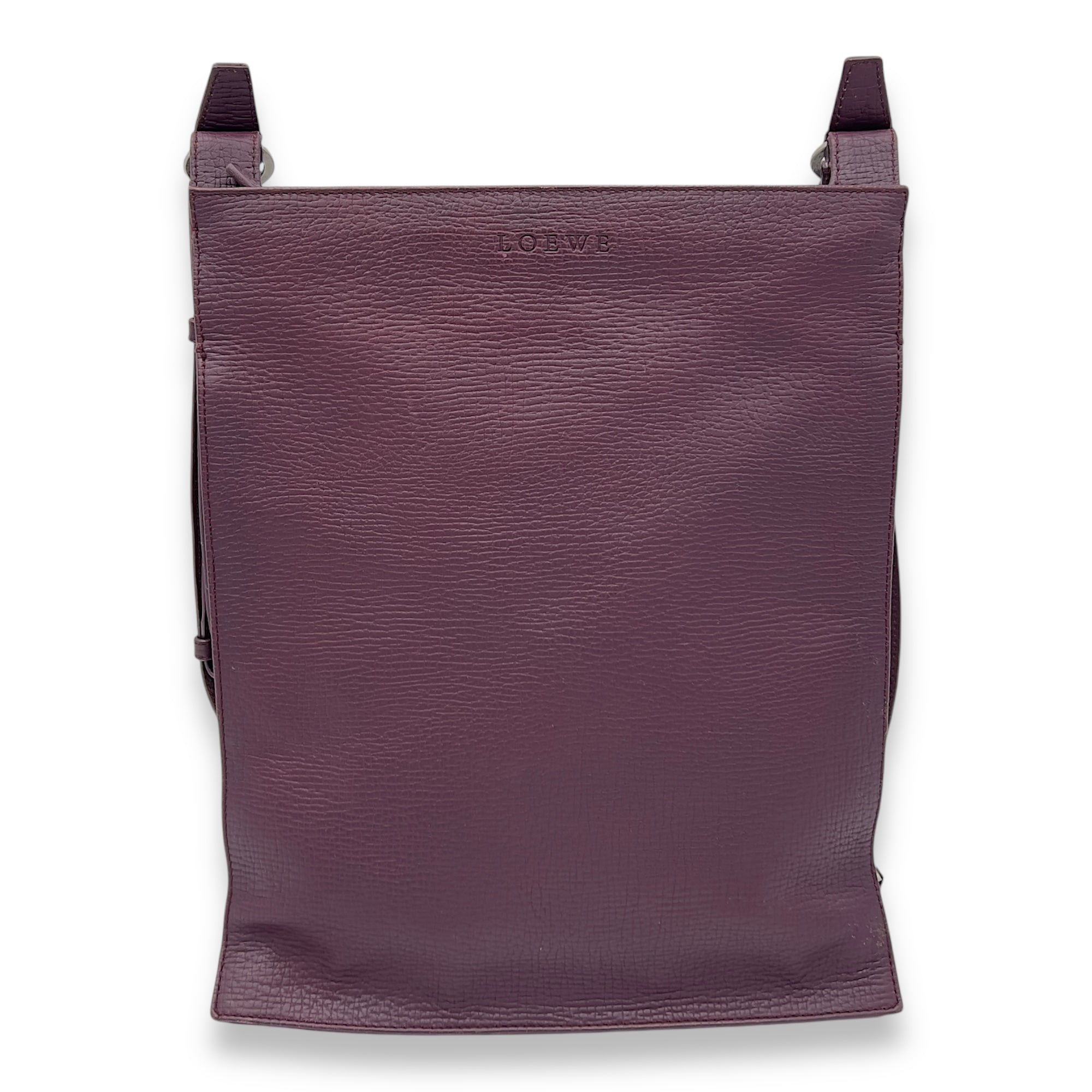 Loewe Anagram Crossbody Bag Red in Calfskin, Gold hardware_1