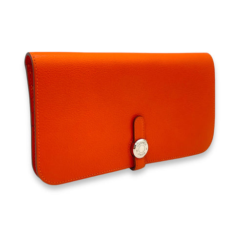 Dogon Orange in Calfskin, Palladium hardware