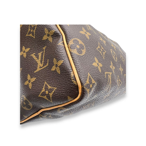 Speedy Top Handle Bag 25 Brown in Monogram Coated Canvas, Gold hardware