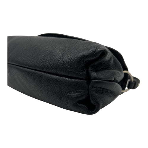 Chloé Lily Shoulder Bag Black in Calfskin, Gold hardware_9