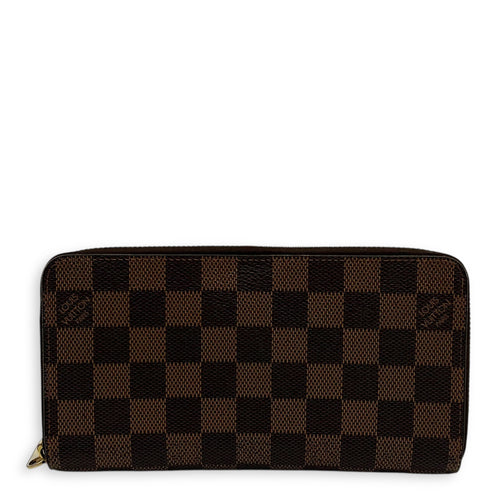 Louis Vuitton Zippy Wallet Brown in Coated Canvas, Gold hardware_1