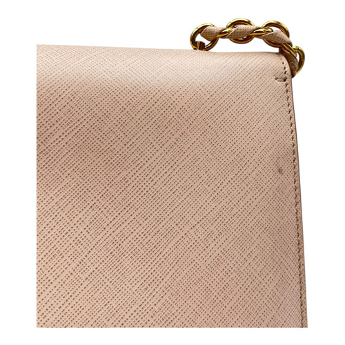 Salvatore Ferragamo Vara Bow Shoulder Bag Pink in Calfskin, Gold hardware_9