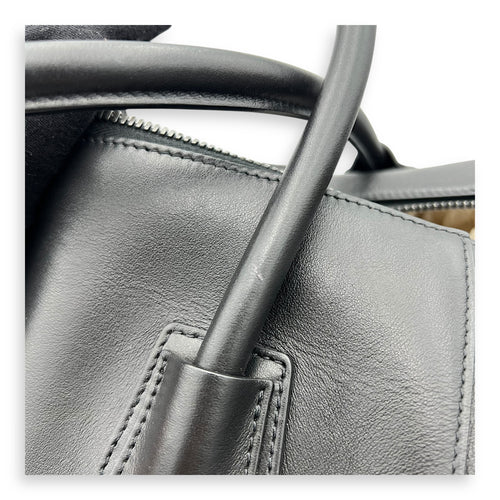 Givenchy Antigona Maxi Black Duffle Bag in Calfskin, Silver hardware_10