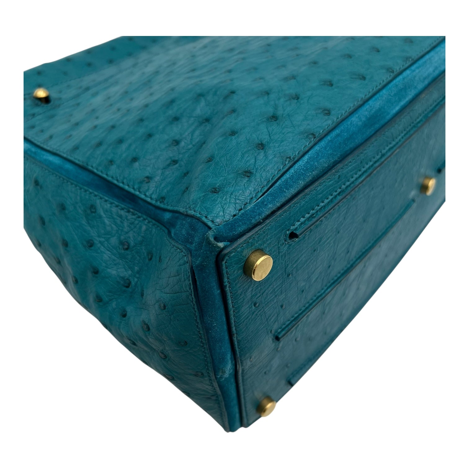 Saint Laurent Muse Top Handle Bag Green in Others, Gold hardware_10