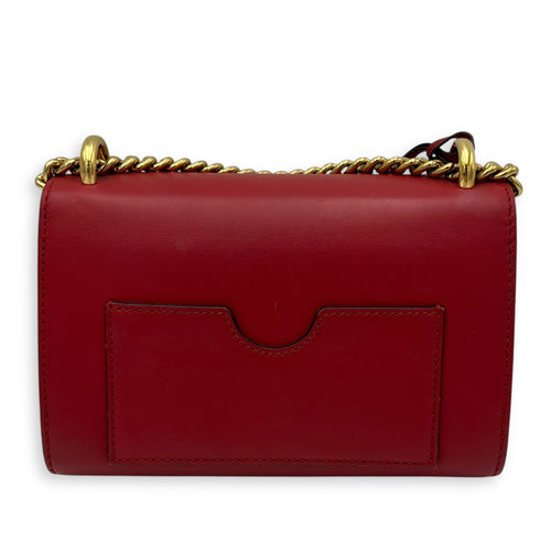 Gucci Padlock Shoulder Bag Red in Calfskin, Gold hardware_2