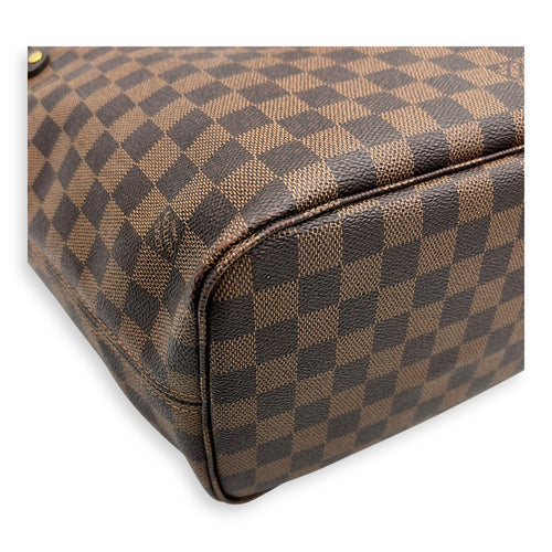 Louis Vuitton Neverfull Tote Bag MM Brown in Coated Canvas, Gold hardware_7