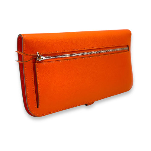 Dogon Orange in Calfskin, Palladium hardware