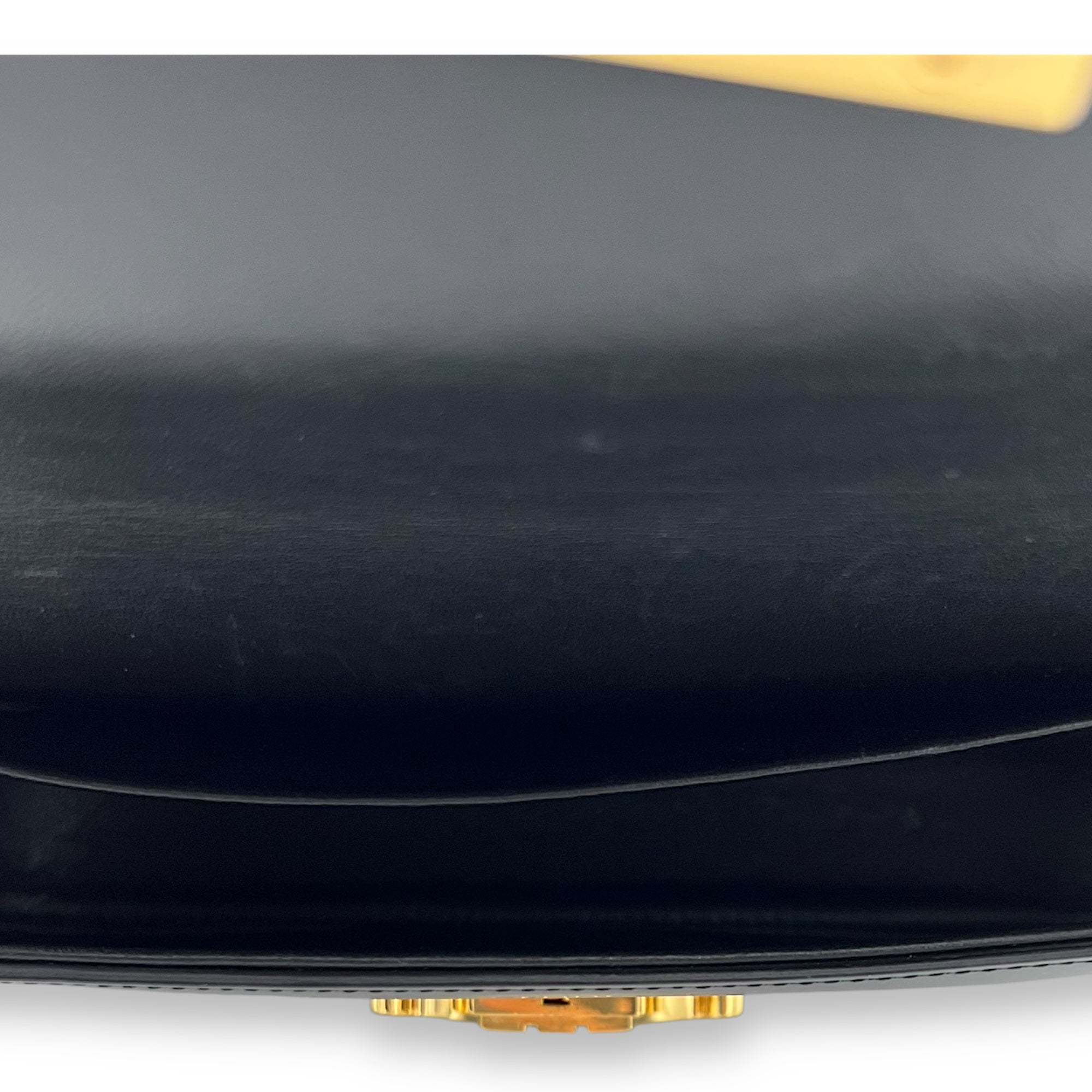 Celine Triomphe Shoulder Bag Black in Calfskin, Gold Celine Triomphe Shoulder Bag Black in Calfskin, Gold