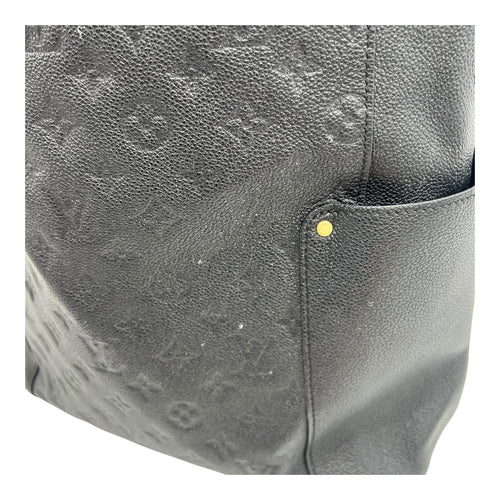 Louis Vuitton Bagatelle Shoulder Bag Black in Empreinte Leather, Gold hardware_14