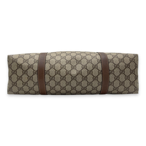 Gucci GG Tote Bag Grey in Coated Canvas, Silver hardware_5