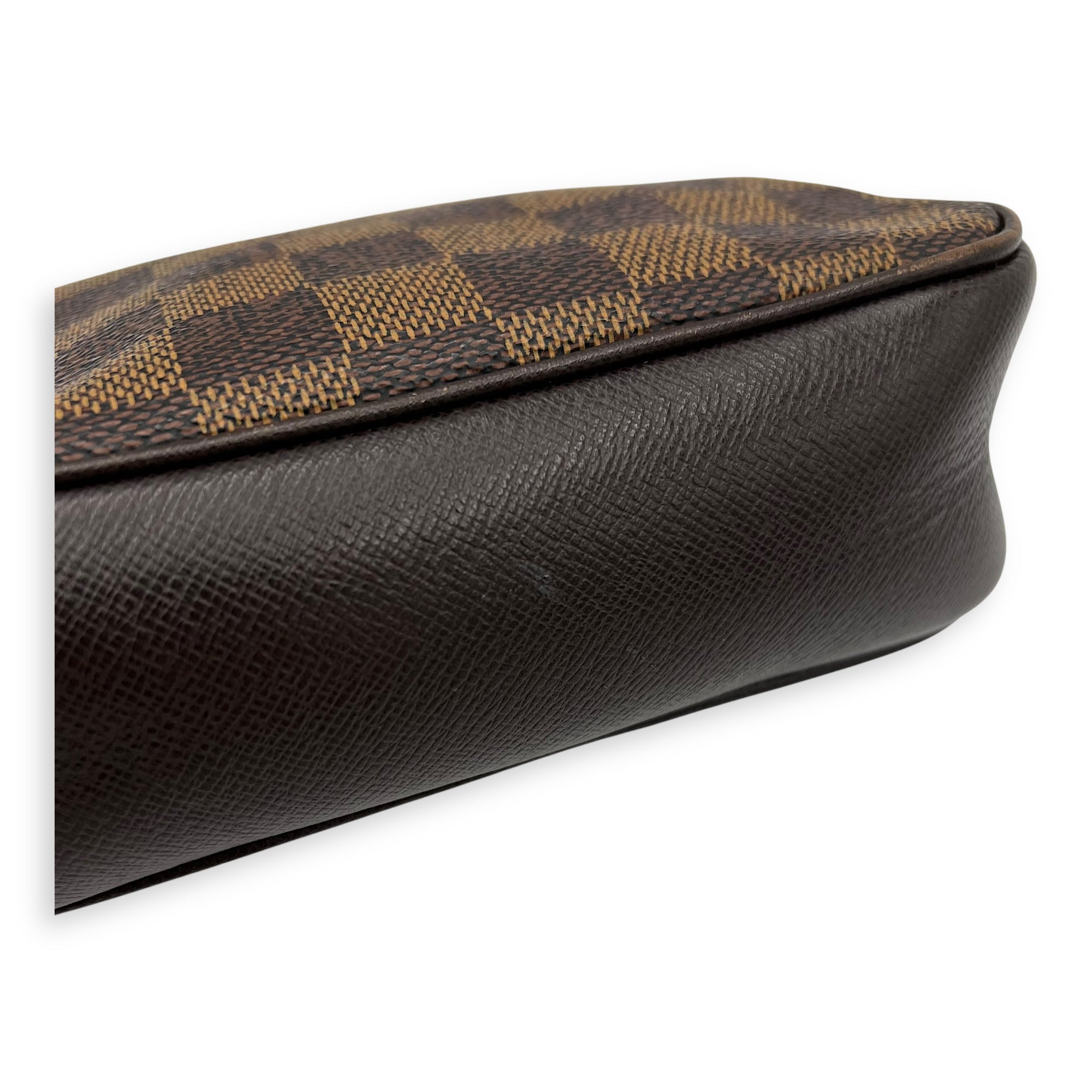 Louis Vuitton Trousse Pouch Brown in Coated Canvas, Gold hardware_8