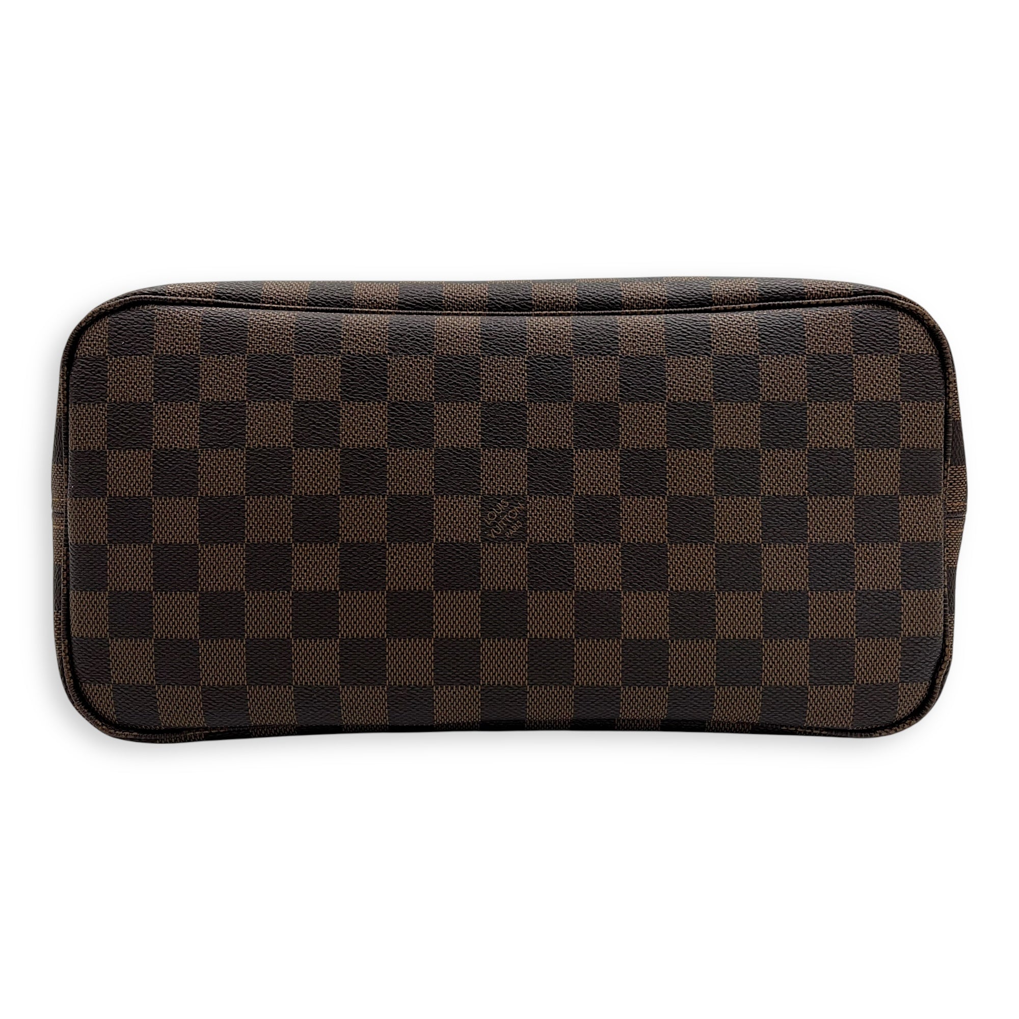 Louis Vuitton Neverfull Tote Bag MM Brown in Coated Canvas, Gold hardware_5
