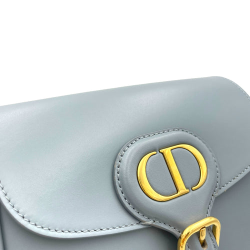 Bobby Blue Crossbody Bag in Calfskin, Gold hardware