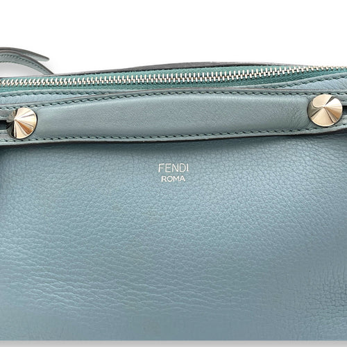 By The Way Top Handle Bag Blue in Calfskin, Gold hardware