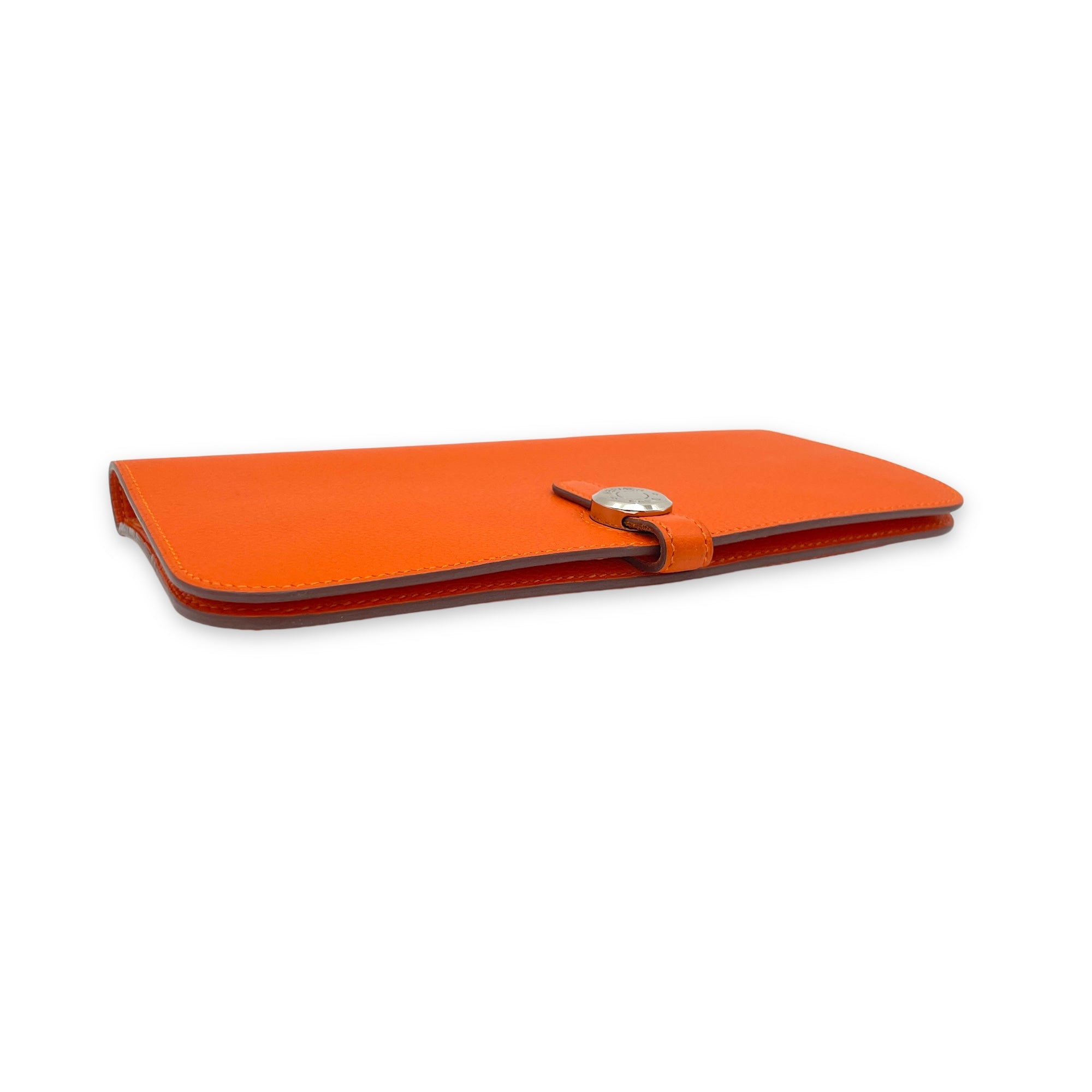 Dogon Orange in Calfskin, Palladium hardware