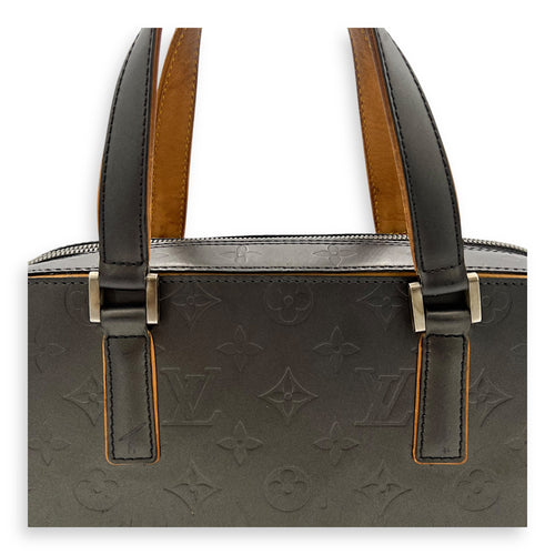 Louis Vuitton Shelton Top Handle Bag Grey in Others, Silver hardware_8