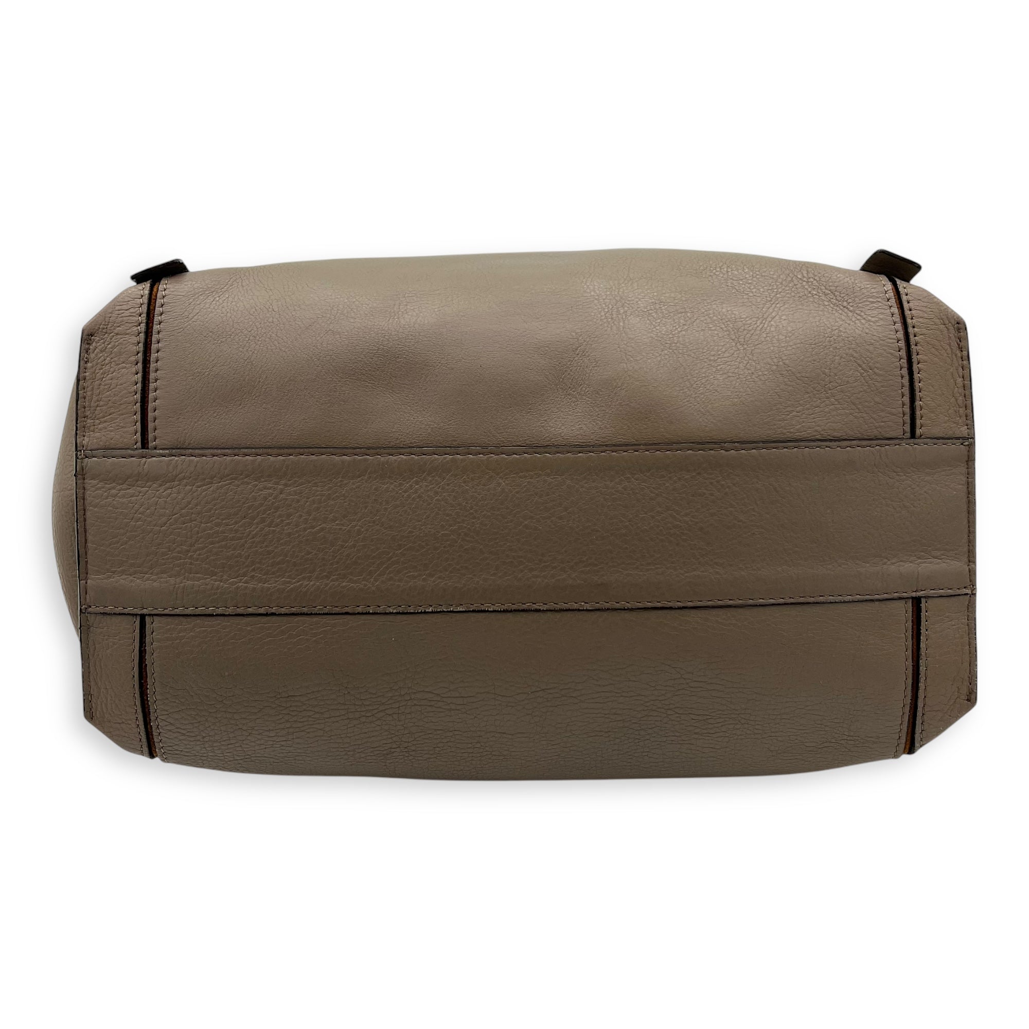 Chloé Milo Tote Bag Beige in Calfskin_5