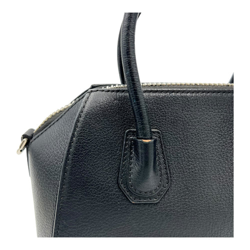 Givenchy Antigona Top Handle Bag Black in Calfskin, Silver hardware_9