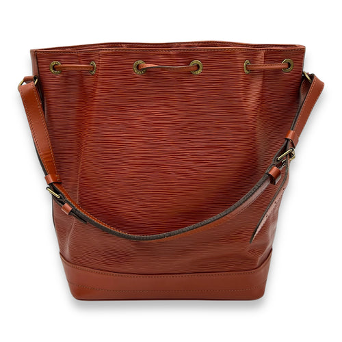 Louis Vuitton Noe GM Brown Bucket Bag in Epi Leather, Gold hardware_2