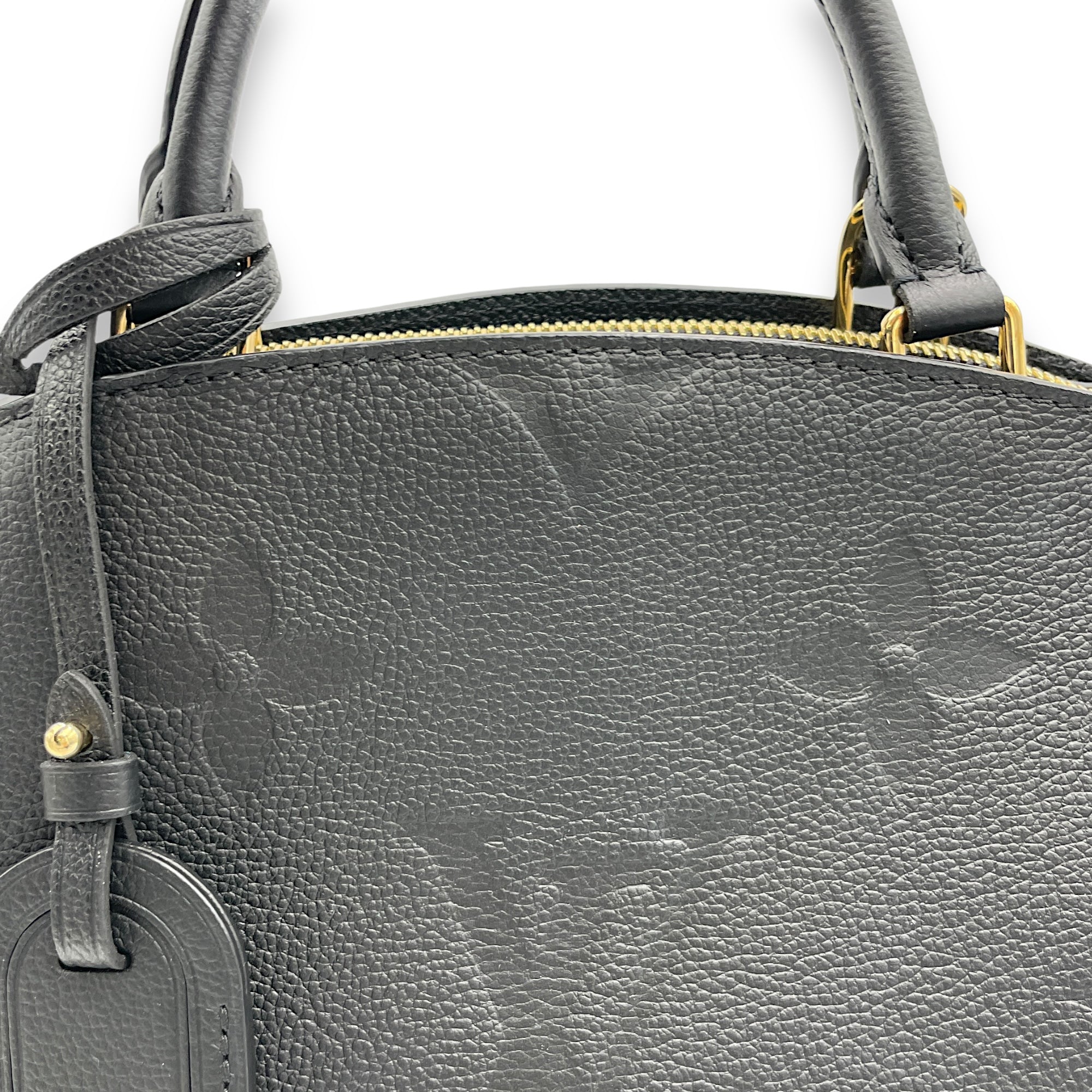 Petit Palais Top handle bag in Monogram Empreinte leather, Gold Hardware