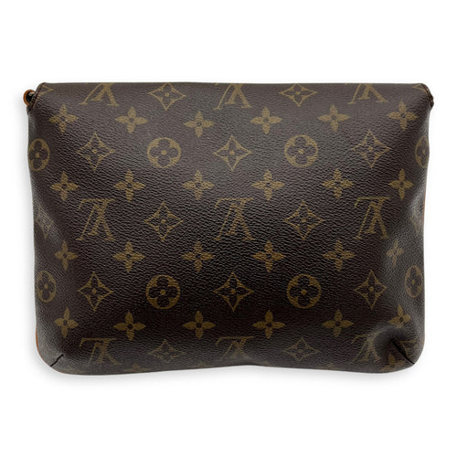 Louis Vuitton Musette Salsa Shoulder Bag Brown in Monogram Coated Canvas, Gold hardware_2