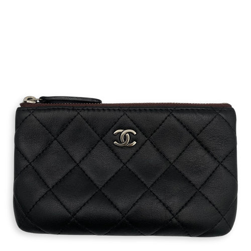 Chanel  Classic Mini Pouch in Lambskin, Silver Hardware_1