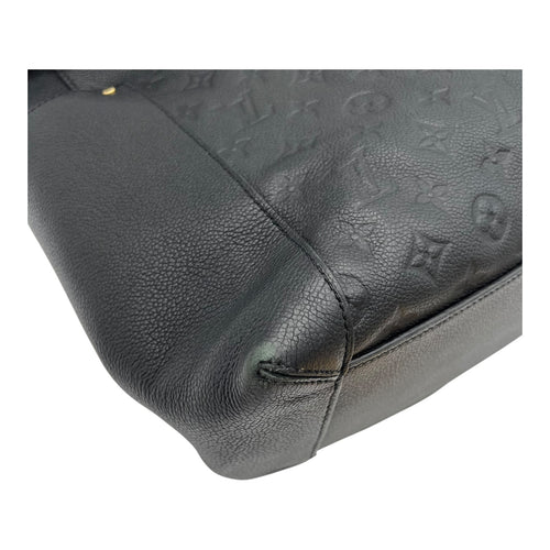 Louis Vuitton Bagatelle Shoulder Bag Black in Empreinte Leather, Gold hardware_12