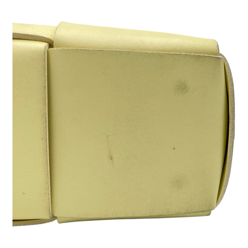 Bottega Veneta Arco Yellow Tote Bag in Lambskin_7