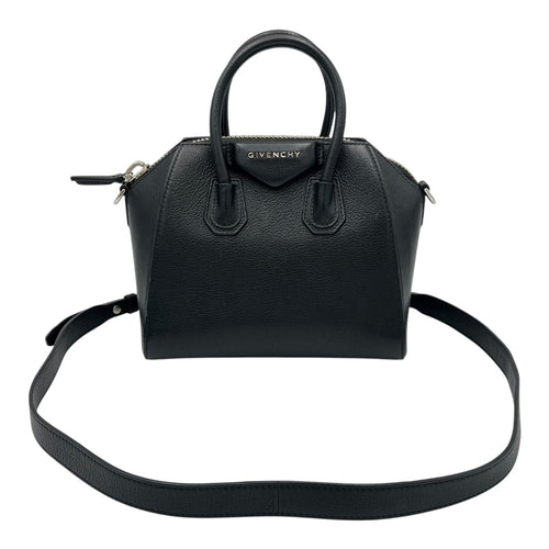 Givenchy Antigona Top Handle Bag Black in Calfskin, Silver hardware_10