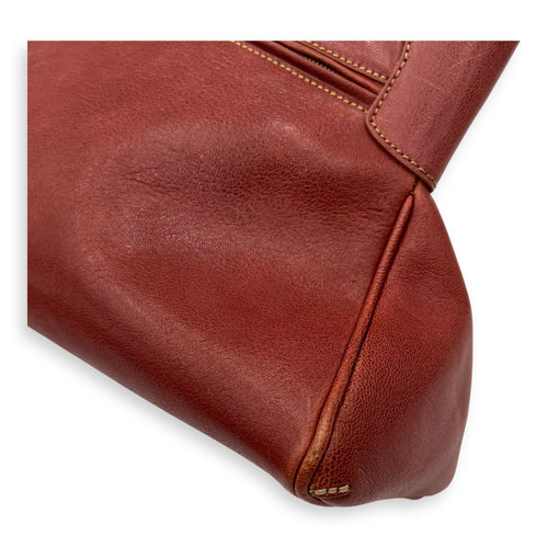 Cartier Marcello Top Handle Bag Red in Calfskin, Gold hardware_16