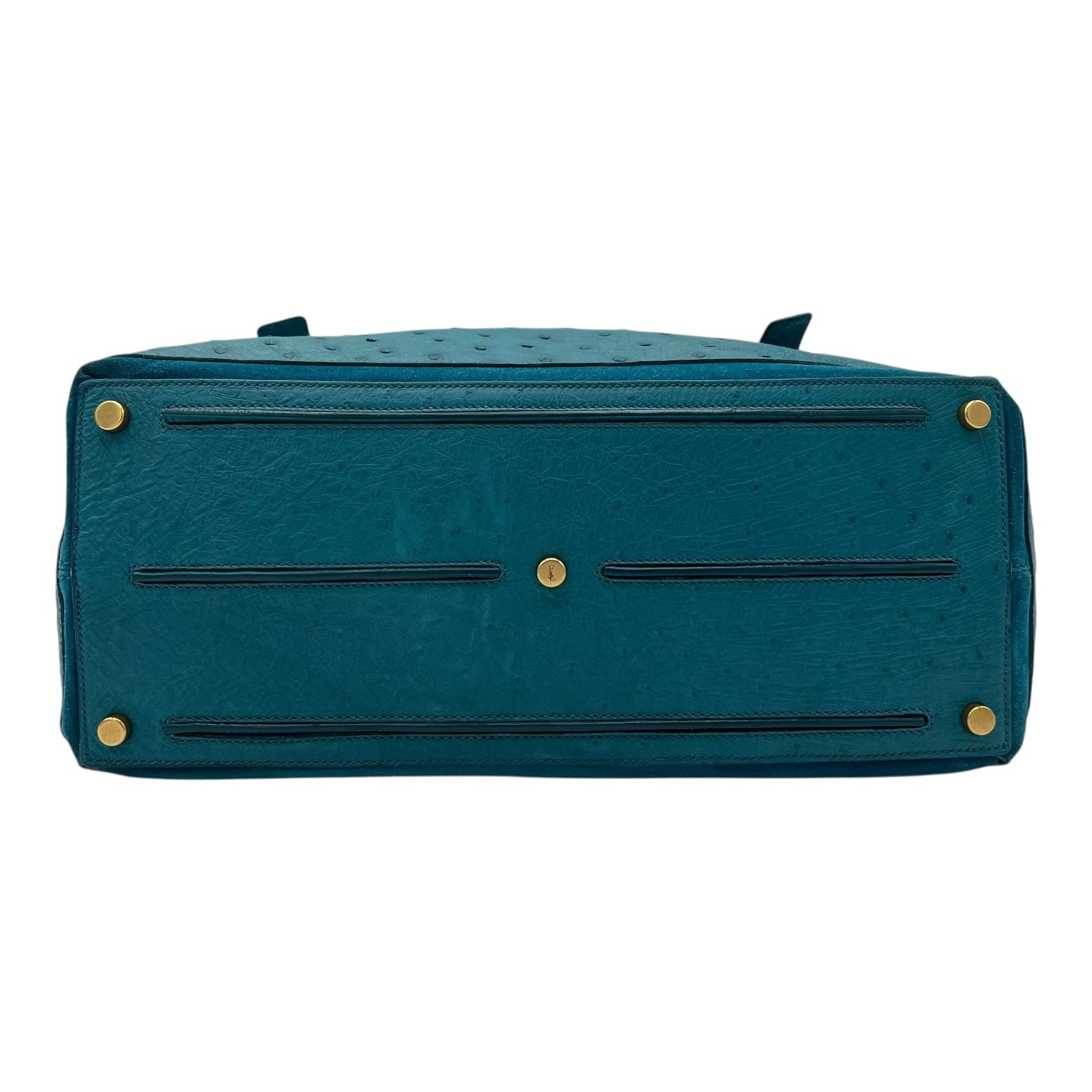 Saint Laurent Muse Top Handle Bag Green in Others, Gold hardware_5