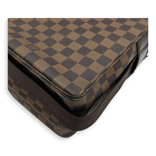 Louis Vuitton broadway Messenger Brown in Coated Canvas, Silver hardware_12