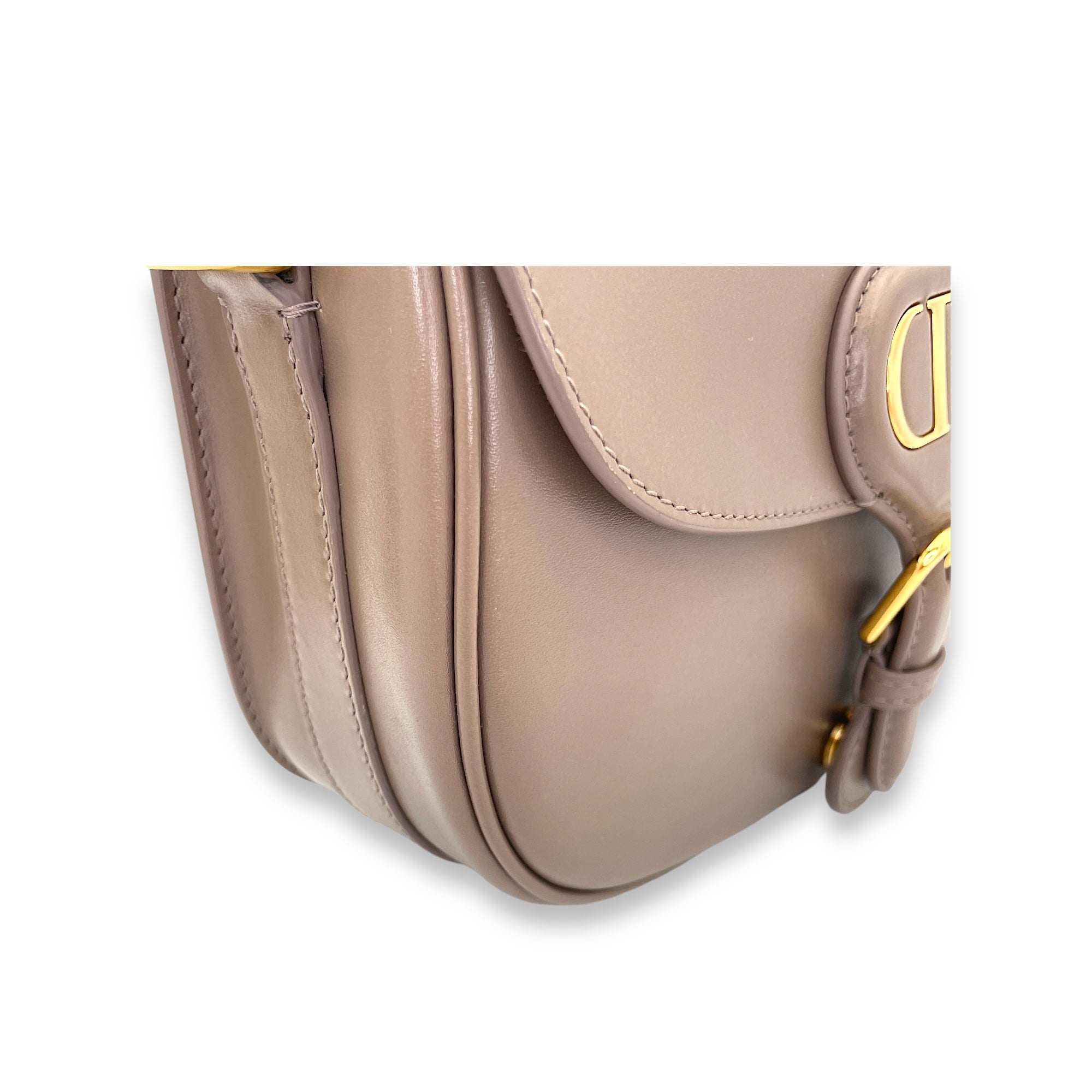 Bobby Medium Crossbody bag in Calfskin, Gold Hardware