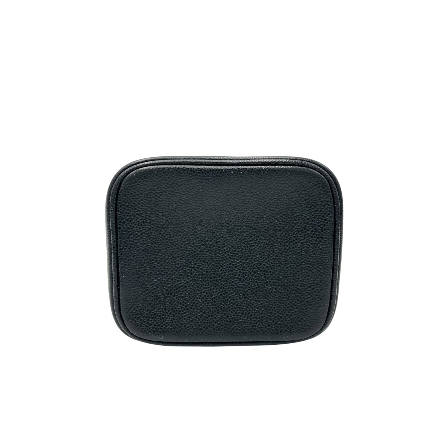 Chanel CC Vanity Bag Black in Caviar Leather, Gold hardware_5