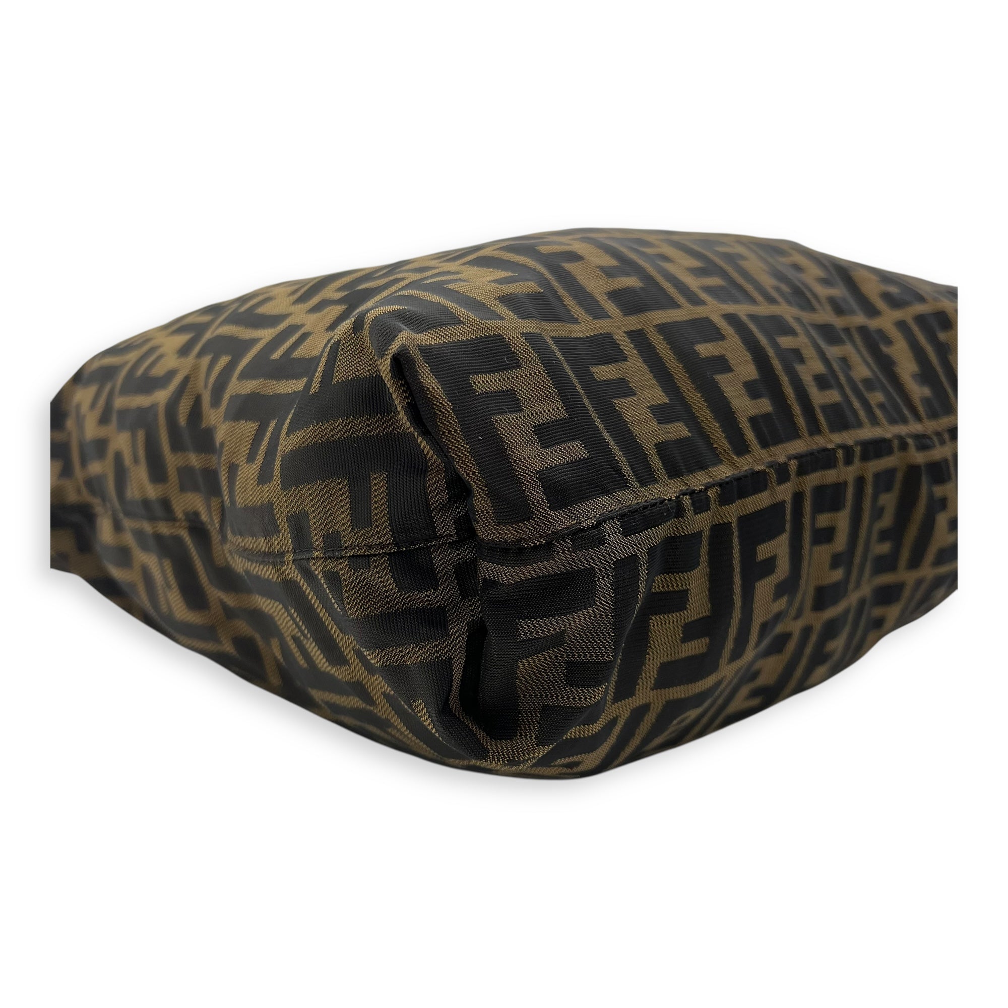 Fendi Zucca Tote Bag Brown in Canvas, Silver hardware_10