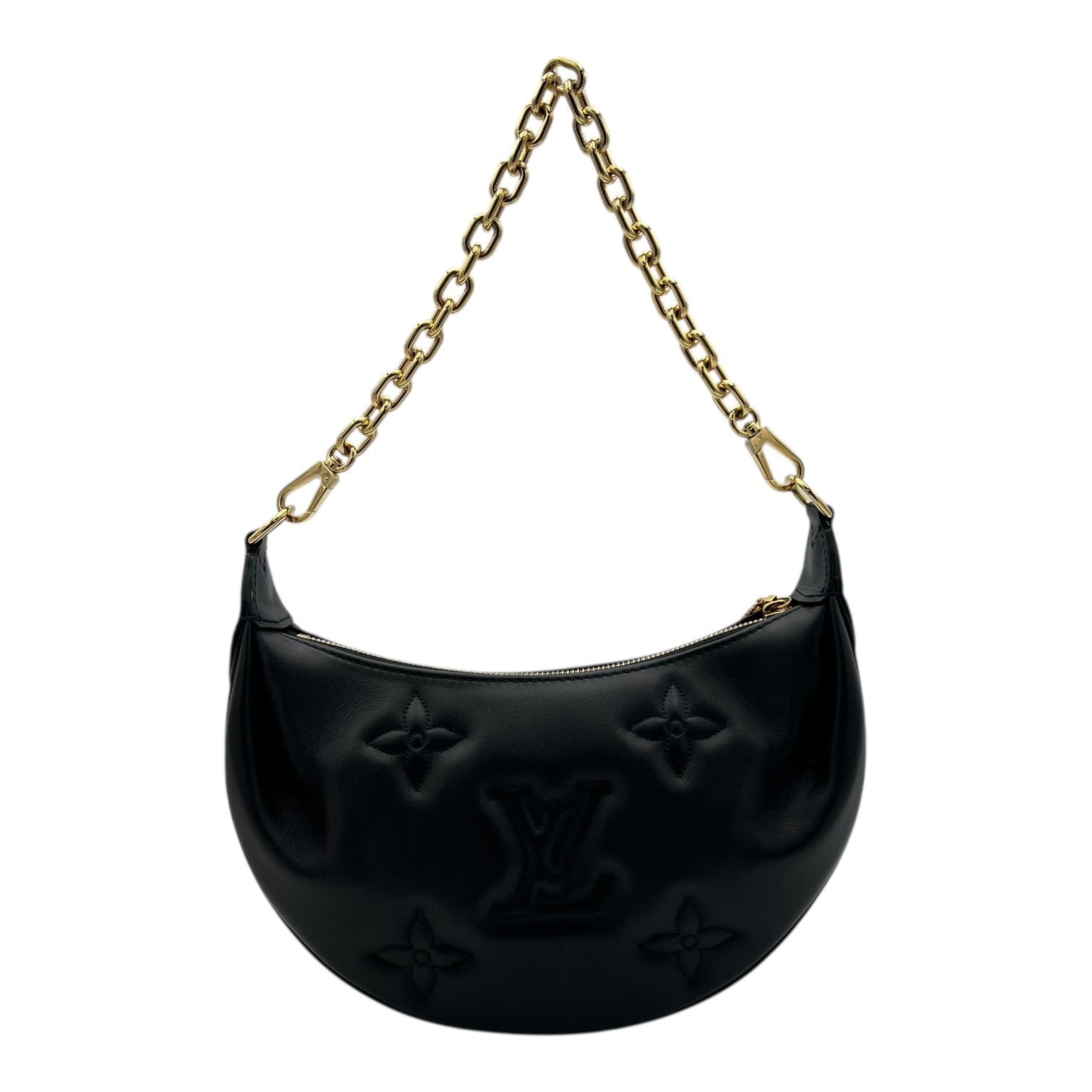 Louis Vuitton Over The Moon Crossbody Bag Black in Calfskin, Gold hardware_1